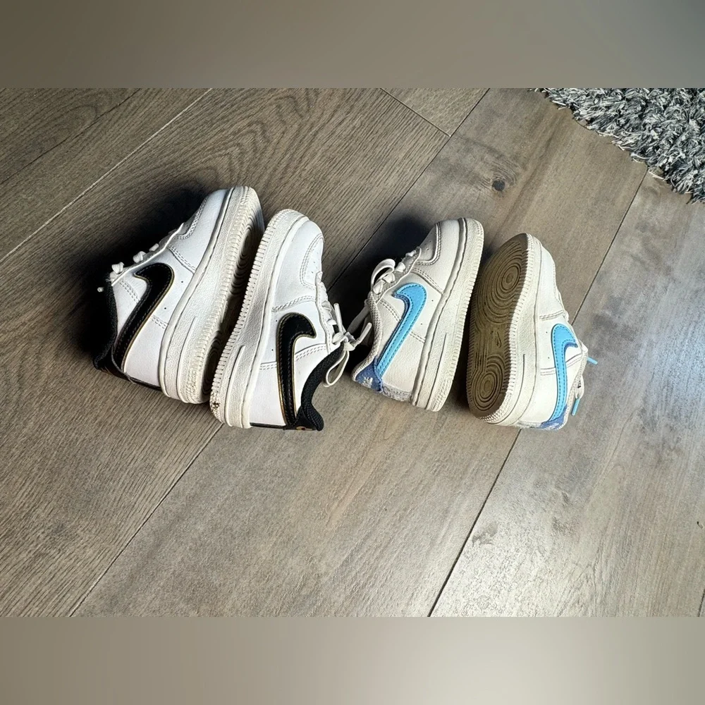 Nike Air Force 1 Toddler Size 6 Bundle White Sneakers